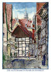 Postkarte Alte Marktstraße